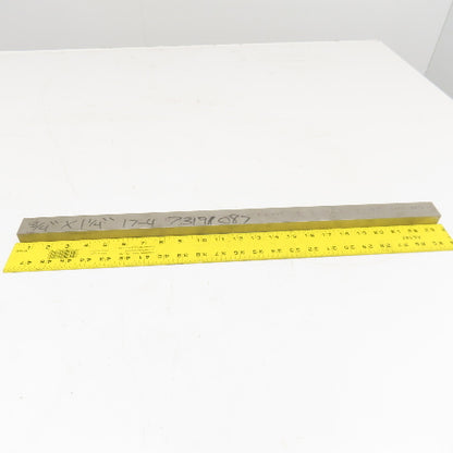 Misc. Non Heat Treated 17-4 Stainless Flat Bar Stock 12"-24" Lot Of 4
