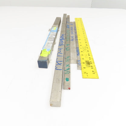Misc. Non Heat Treated 17-4 Stainless Square Bar Stock 3/4", 1" Lot Of 5