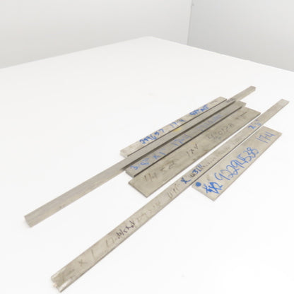Misc. Non Heat Treated 17-4 Stainless Flat Bar Stock 1/4" x 2" + More Lot Of 6
