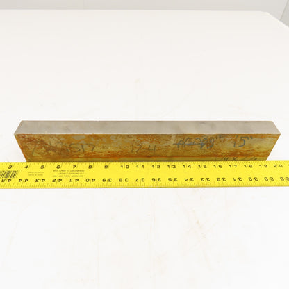 1-1/4" x 2-1/2" Non Heat Treated 17-4 Stainless Flat Bar Stock 15" Long
