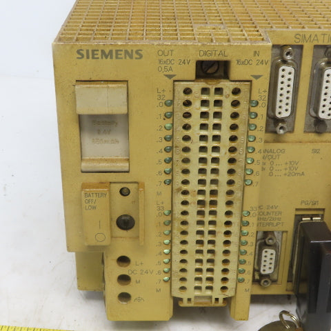 Siemens 6ES5 103-8MA01 Simatic S5-95U CPU  Processor 24VDC Input 1A