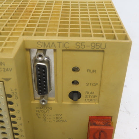 Siemens 6ES5 103-8MA04 Simatic S5-95U CPU  Processor 24VDC Input 1A