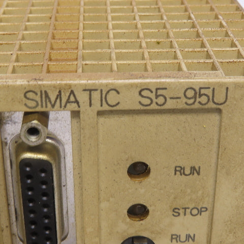 Siemens 6ES5 103-8MA05 Simatic S5-95U CPU  Processor 24VDC Input 1A