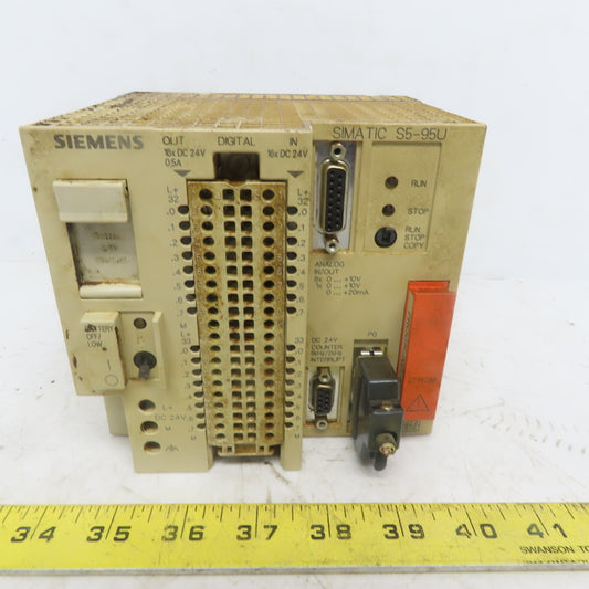 Siemens 6ES5 103-8MA05 Simatic S5-95U CPU  Processor 24VDC Input 1A