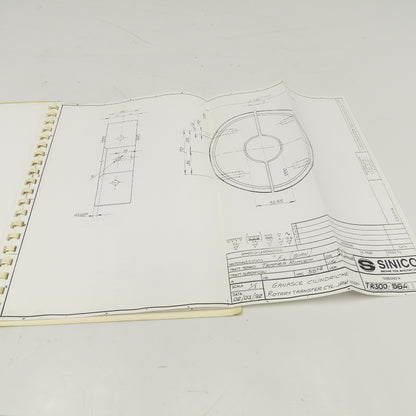 Sinico SIN-O-Matic TR110/2-350 Tooling Reference Manual 095/1029/N 1998