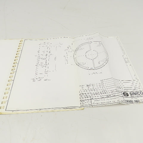 Sinico SIN-O-Matic TR110/2-350 Tooling Reference Manual 095/1029/N 1998