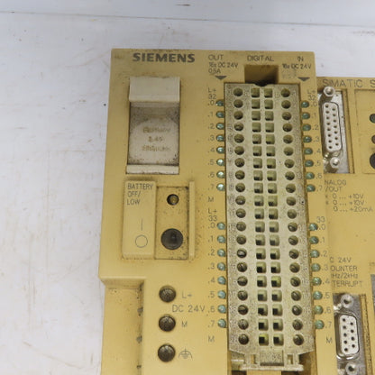 Siemens 6ES5 095-8MA03 Simatic S5-95U CPU Processor 24VDC Input 1A