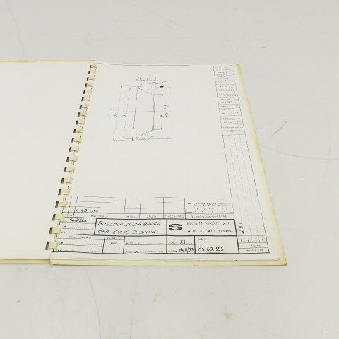 Sinico SIN-O-Matic TR110/2-350 Tooling Reference Manual 095/1029/N 1998