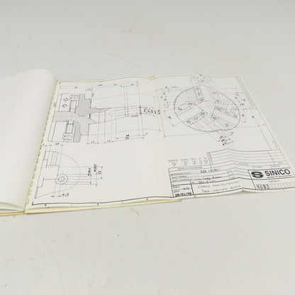Sinico SIN-O-Matic TR110/2-350 Tooling Reference Manual 095/1029/N 1998