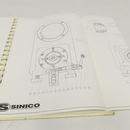 Sinico SIN-O-Matic TR110/2-350 Spare Parts Reference Manual 095/1029/N 1998