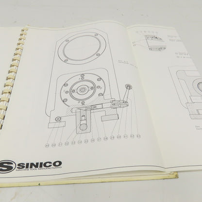 Sinico SIN-O-Matic TR110/2-350 Spare Parts Reference Manual 095/1029/N 1998