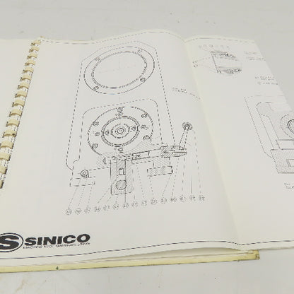 Sinico SIN-O-Matic TR110/2-350 Spare Parts Reference Manual 095/1029/N 1998