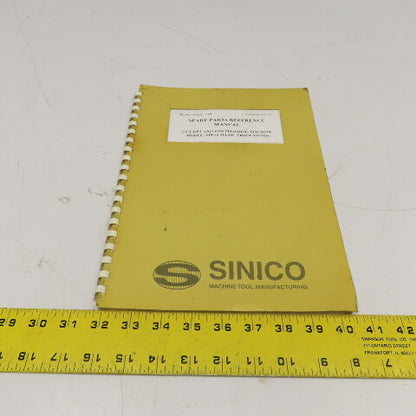 Sinico SIN-O-Matic TR60/4-350-MD Spare Parts Reference Manual 085/1018/MD 1997