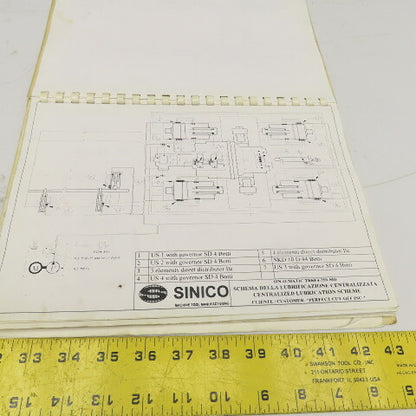 Sinico SIN-O-Matic TR60/4-350-MD Spare Parts Reference Manual 085/1018/MD 1997
