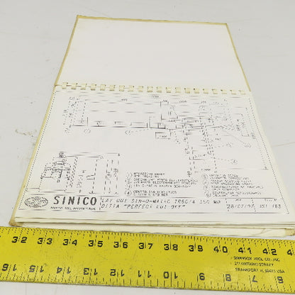 Sinico SIN-O-Matic TR60/4-350-MD Spare Parts Reference Manual 085/1018/MD 1997