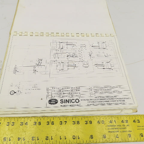 Sinico SIN-O-Matic TR60/4-350-MD Spare Parts Reference Manual 085/1018/MD 1997