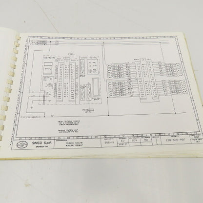 Sinico SIN-O-Matic TR60/4-350-MD Electrical Schematic Manual
