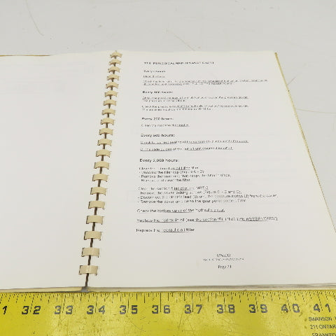 Sinico SIN-O-Matic TR110/2-350 Cut Off End Finishing User And Maintenance Manual