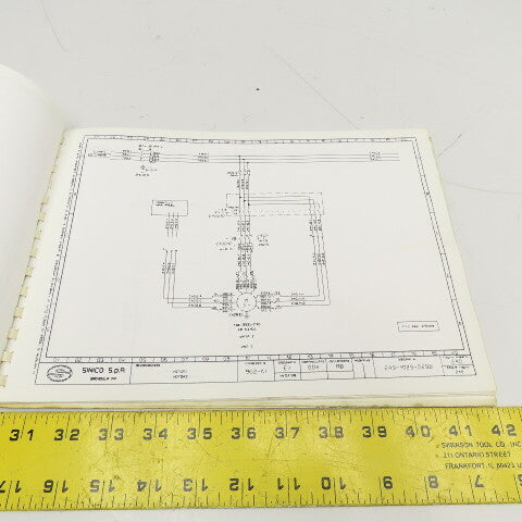 Sinico SIN-O-Matic TR110/2-350 Electrical Schematic Manual