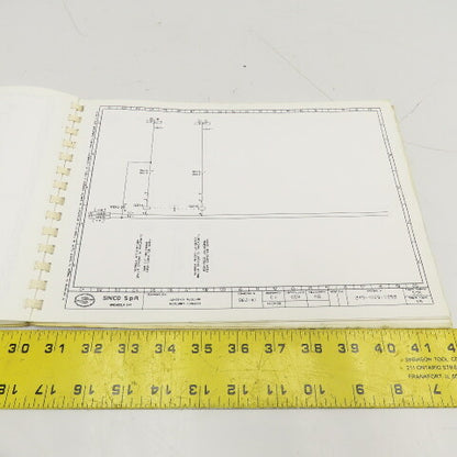Sinico SIN-O-Matic TR110/2-350 Electrical Schematic Manual