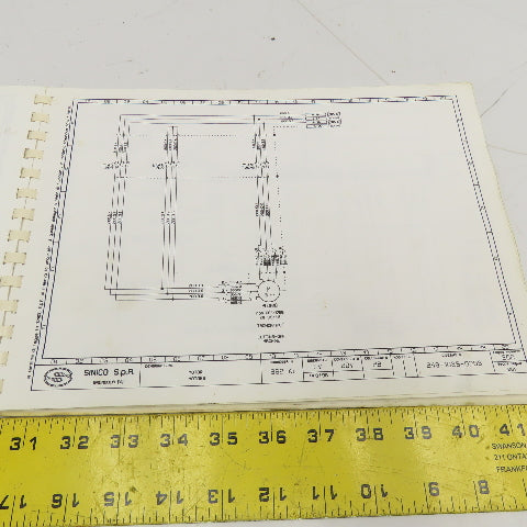 Sinico SIN-O-Matic TR110/2-350 Electrical Schematic Manual