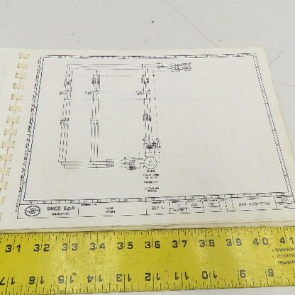 Sinico SIN-O-Matic TR110/2-350 Electrical Schematic Manual