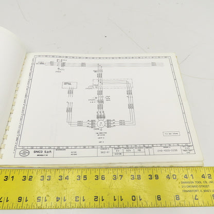 Sinico SIN-O-Matic TR110/2-350 Electrical Schematic Manual