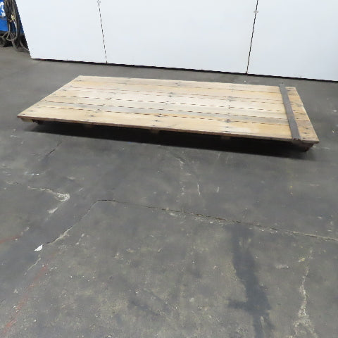 87" x 42" Vintage Large Stroke Belt Sander Sliding Work Table Assembly