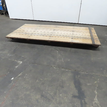 87" x 42" Vintage Large Stroke Belt Sander Sliding Work Table Assembly