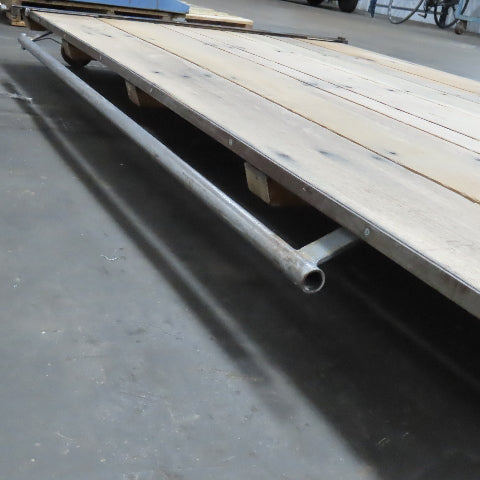 87" x 42" Vintage Large Stroke Belt Sander Sliding Work Table Assembly