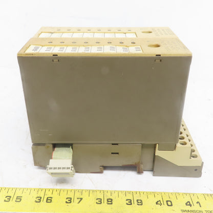 Siemens 6ES5 441-8MA11 (2) Digital Output Modules W/(1) 6ES5 700-8MA11 Base