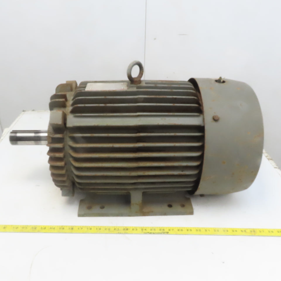Toshiba Bo254FLF3UMW 25Hp Electric Motor 1750 RPM 208-230/460V 3Ph 284T Frame