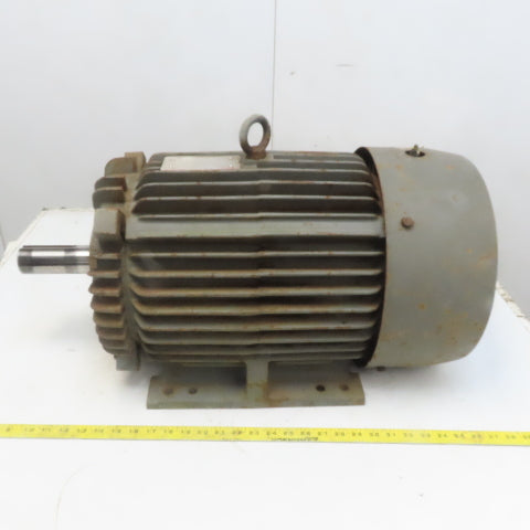 Toshiba Bo254FLF3UMW 25Hp Electric Motor 1750 RPM 208-230/460V 3Ph 284T Frame