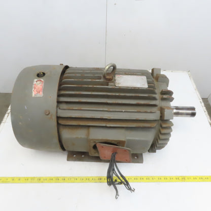 Toshiba Bo254FLF3UMW 25Hp Electric Motor 1750 RPM 208-230/460V 3Ph 284T Frame