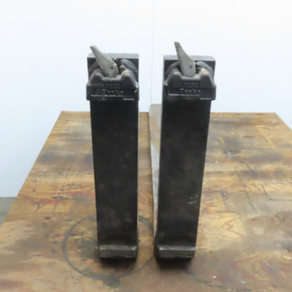 MSI Forks P200 42"x4" Forklift Forks 16" Class II W/Carriage Latch Lock Set of 2