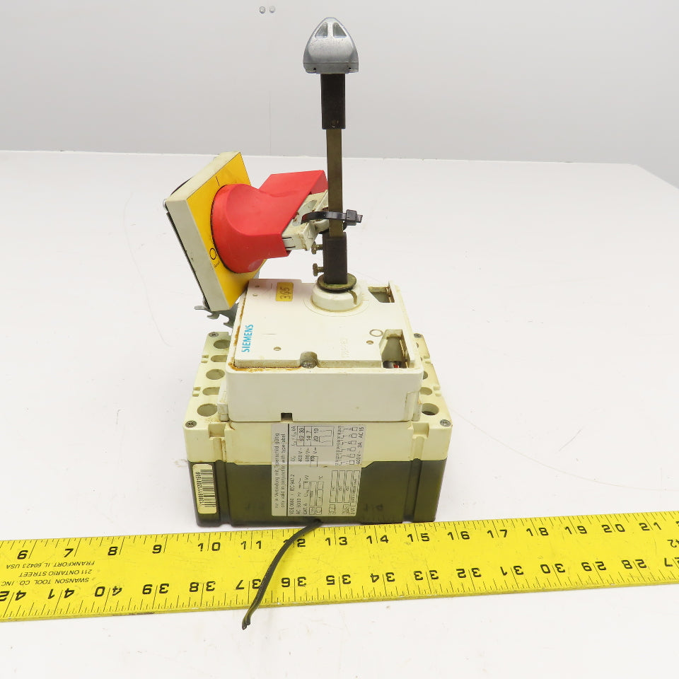 Siemens 3VF3111-6BS31-0AA0 100A 3 Pole 400V Circuit Breaker Panel Operator