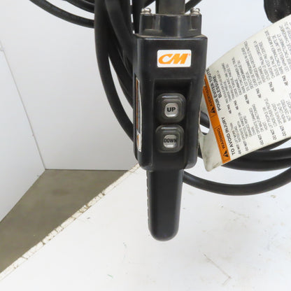 CM Lodestar Model F 1/2 Ton Electric Chain Hoist 16 FPM 30' Lift 115V 1PH