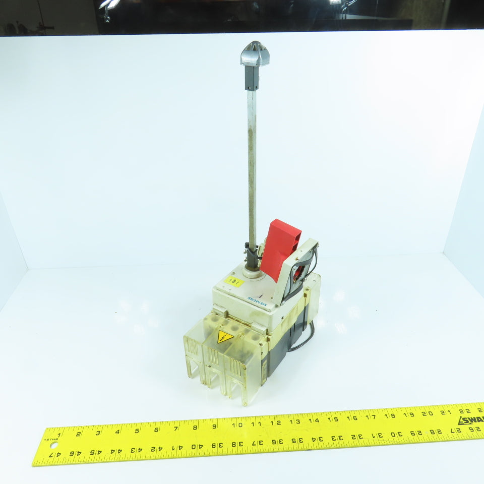 Siemens 3VF3111-6BS31-0AA0 100A Panel Mount Operator Breaker Disconnect Switch