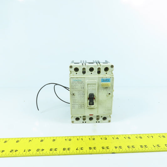 Siemens 3VF3111-6BS31-0AA0 100A Molded Case Circuit Breaker