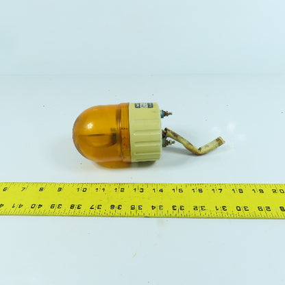 Menics ASG Super Light Rotating Amber Warning Light 110/220V