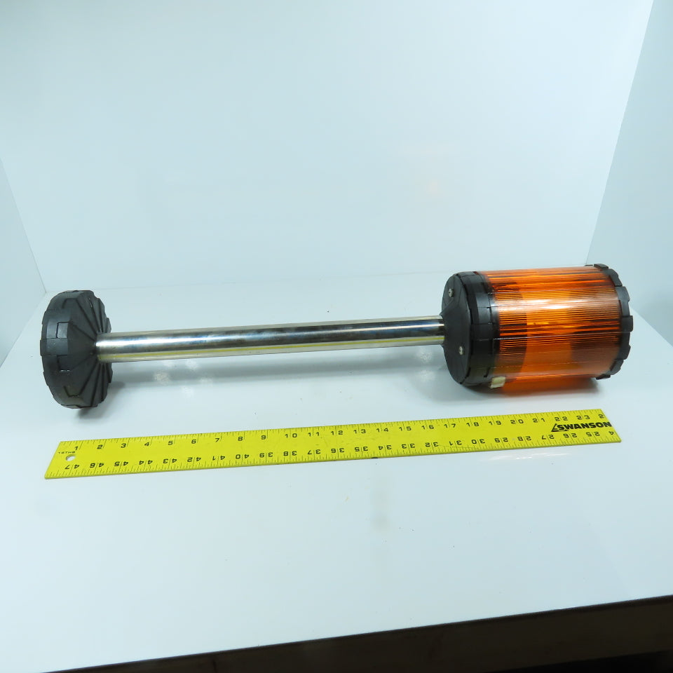 Sirena Luxor 4 Amber Rotating Warning Light 25" High