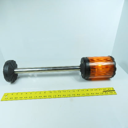 Sirena Luxor 4 Amber Rotating Warning Light 25" High
