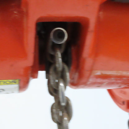 CM Cyclone 1/2-Ton Hoist Low Headroom Push Trolley 10' Lift