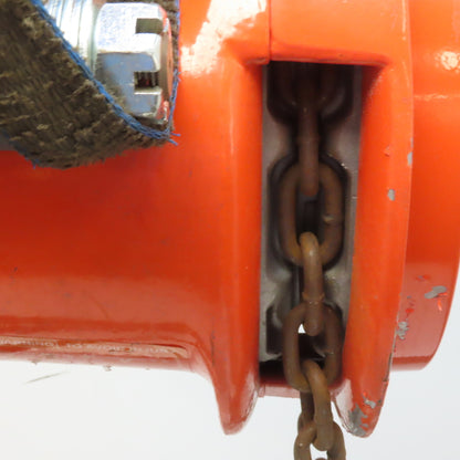 CM Cyclone 1/2-Ton Hoist Low Headroom Push Trolley 10' Lift