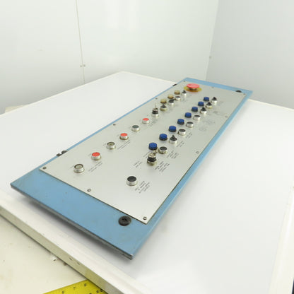 Sinico Operator Control Panel W/ E-Stop, Selector & Push Switches Indicators