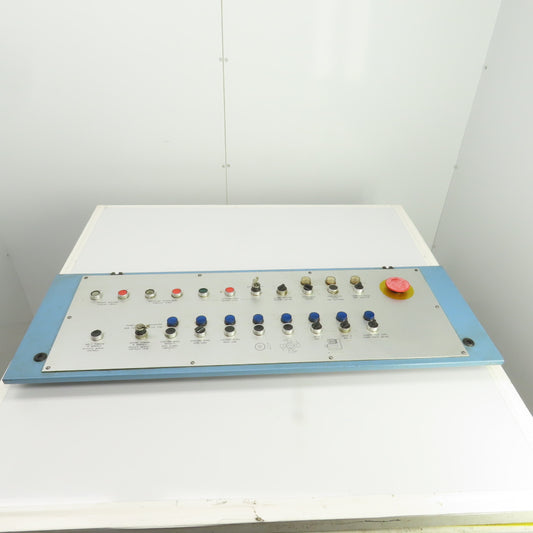 Sinico Operator Control Panel W/ E-Stop, Selector & Push Switches Indicators