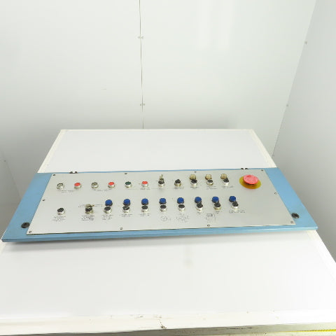 Sinico Operator Control Panel W/ E-Stop, Selector & Push Switches Indicators