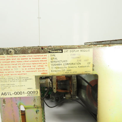 Fanuc Series O-TT A02B-0091-C042 Operator Interface Display D9MM-11A