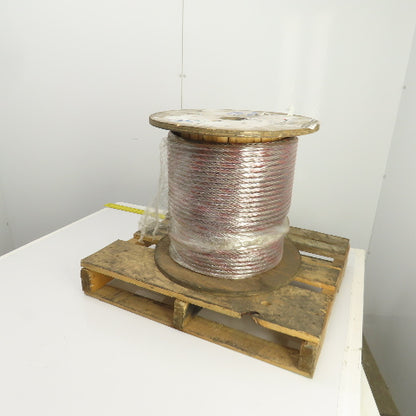 Commercial Group 250' Braided Wire Rope Cable 1/2" 6x36 With IWRC Standard Eyes
