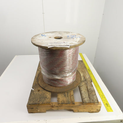 Commercial Group 250' Braided Wire Rope Cable 1/2" 6x36 With IWRC Standard Eyes
